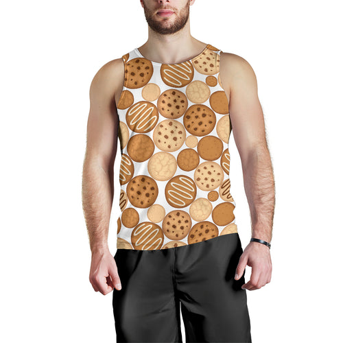 Various cookie pattern Men Tank Top