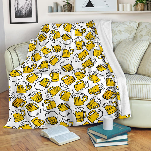 Beer Design Pattern Premium Blanket
