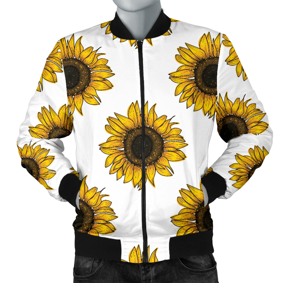 Sunflowers Design Pattern Men'S Bomber Jacket