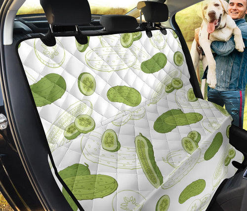 Cucumber Sketch Pattern Dog Car Seat Covers