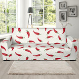 Chili Peppers Pattern Sofa Slipcover