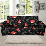 Fox Sleeping Fox Pattern Sofa Slipcover