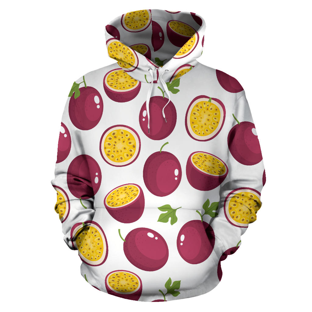 Passion Fruit Design Pattern Men Women Pullover Hoodie