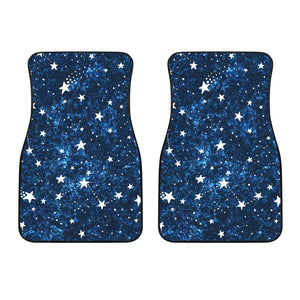 Night Sky Star Pattern Front Car Mats