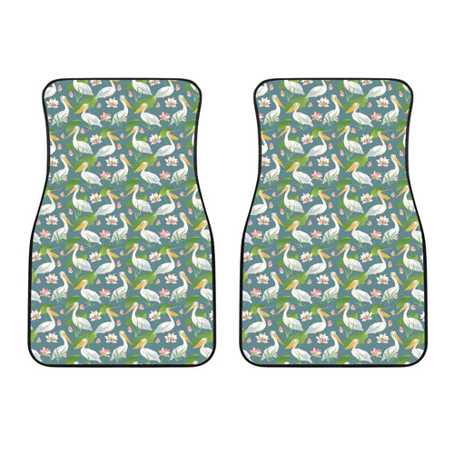 Pelican Pattern Print Design 04 Front Car Mats