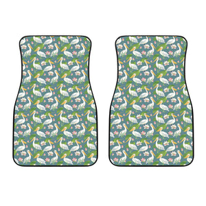 Pelican Pattern Print Design 04 Front Car Mats