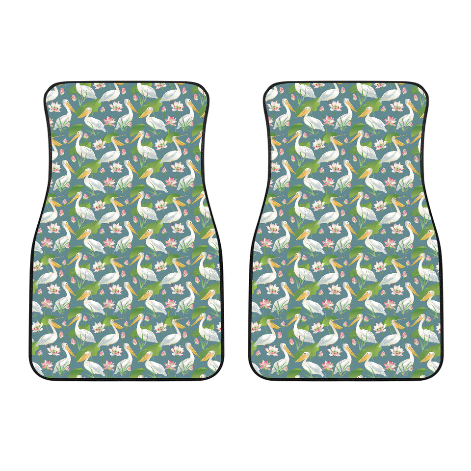 Pelican Pattern Print Design 04 Front Car Mats