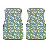 Pelican Pattern Print Design 04 Front Car Mats