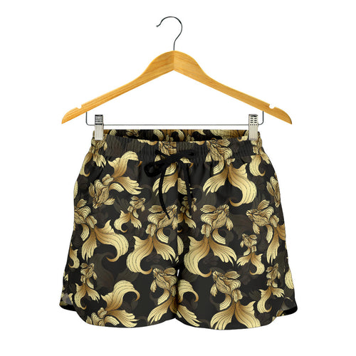 Goldfish Pattern Print Design 01 Women Shorts