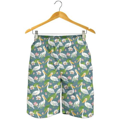 Pelican Pattern Print Design 04 Men Shorts