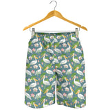 Pelican Pattern Print Design 04 Men Shorts