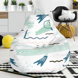 Crocodile Diver Pattern Bean Bag Cover