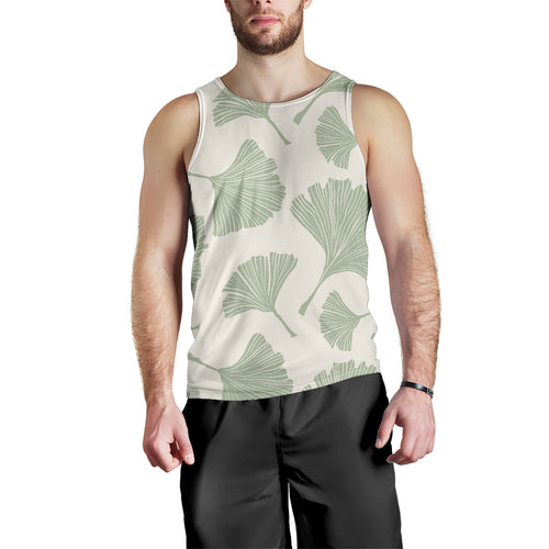 Ginkgo leaves pattern Men Tank Top