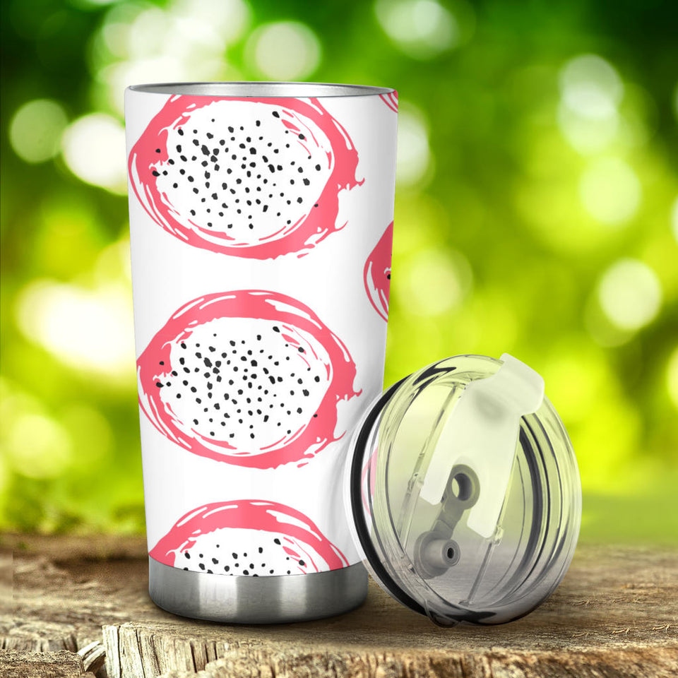 Hand Drawn Dragon Fruit Tumbler