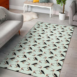 Pelican Pattern Print Design 02 Area Rug