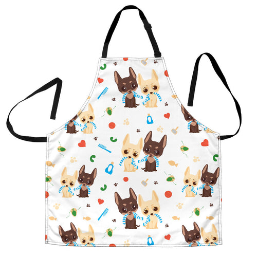 Cute Chihuahua Dog Pattern Adjustable Apron