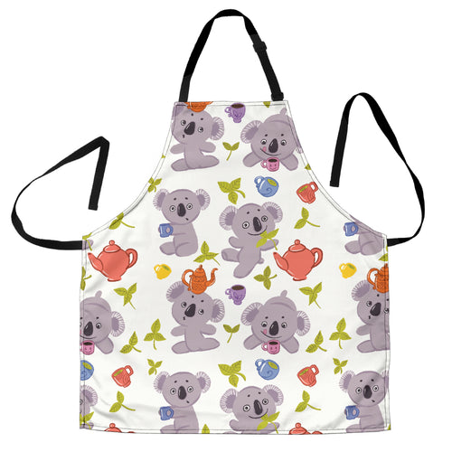 Cute Koalas Teapots Tea Adjustable Apron