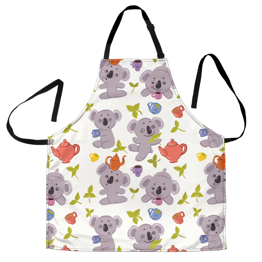 Cute Koalas Teapots Tea Adjustable Apron