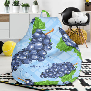 Watercolor Grape Pattern Bean Bag Cover