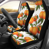 Oranges Pattern Background Universal Fit Car Seat Covers