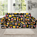 Beer Type Pattern Sofa Slipcover