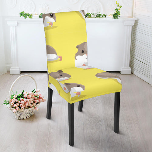 Cute Hamster Pattern Dining Chair Slipcover