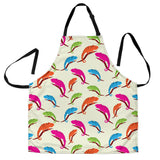 Colorful Chameleon Lizard Pattern Adjustable Apron