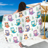 Cute Owl Pattern Sarong