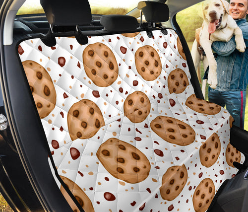 Chocolate Chip Cookie Pattern Dog Car Seat Covers
