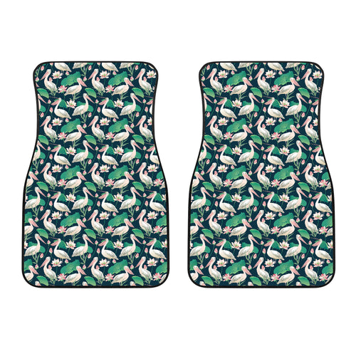 Pelican Pattern Print Design 03 Front Car Mats