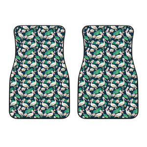 Pelican Pattern Print Design 03 Front Car Mats