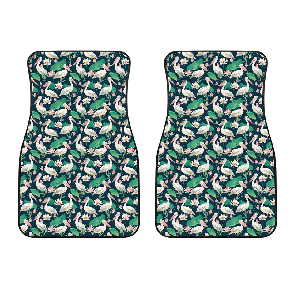 Pelican Pattern Print Design 03 Front Car Mats