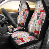Pig Pattern Print Design 02 Universal Fit Car Seat Covers