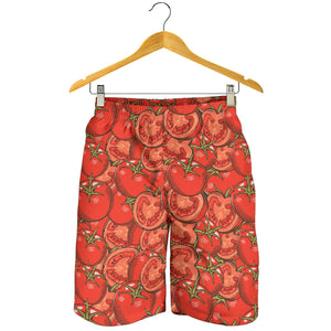 Red Tomato Pattern Men Shorts