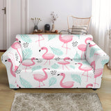 Cute Flamingo Pattern Loveseat Couch Slipcover