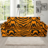 Bengal Tigers Skin Print Pattern Sofa Slipcover