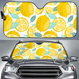 Lemon Design Pattern Car Sun Shade