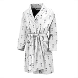 Engine Piston Background Pattern Print Design 01 Men's Bathrobe