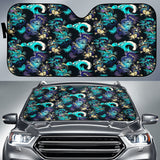 Dragon Sea Wave Pattern Car Sun Shade