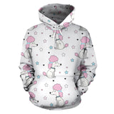 Cute Poodle Dog Star Pattern Men Women Pullover Hoodie