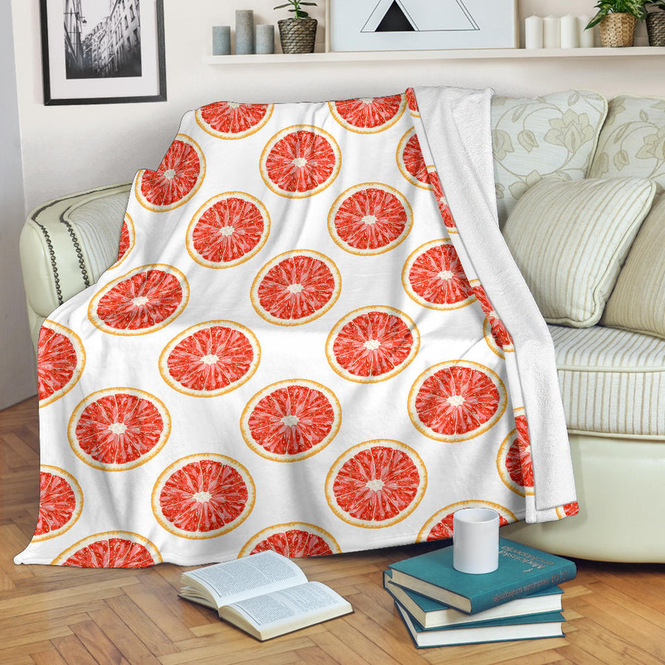 Grapefruit Pattern Premium Blanket