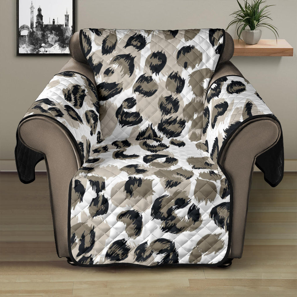 Leopard skin print pattern Recliner Cover Protector