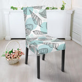 Shell Polynesian Tribal  Dining Chair Slipcover
