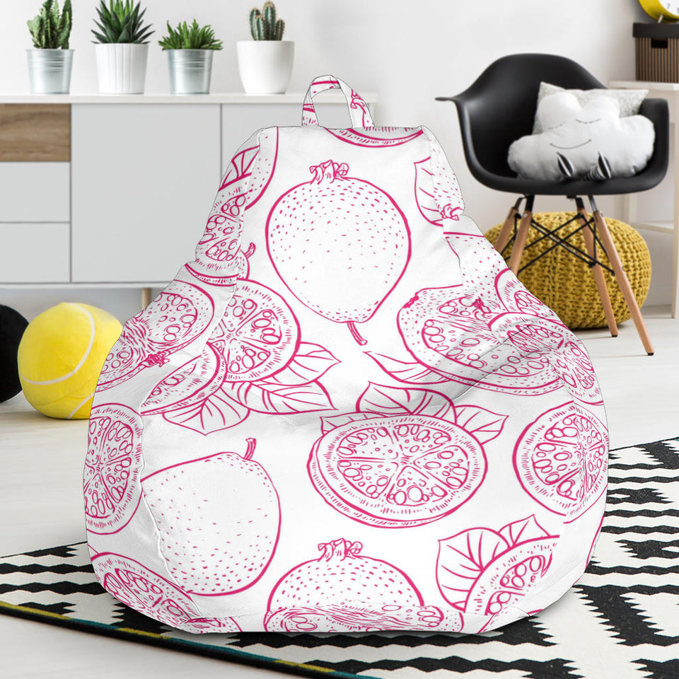 Sketch Guava Pattern Bean Bag Cover