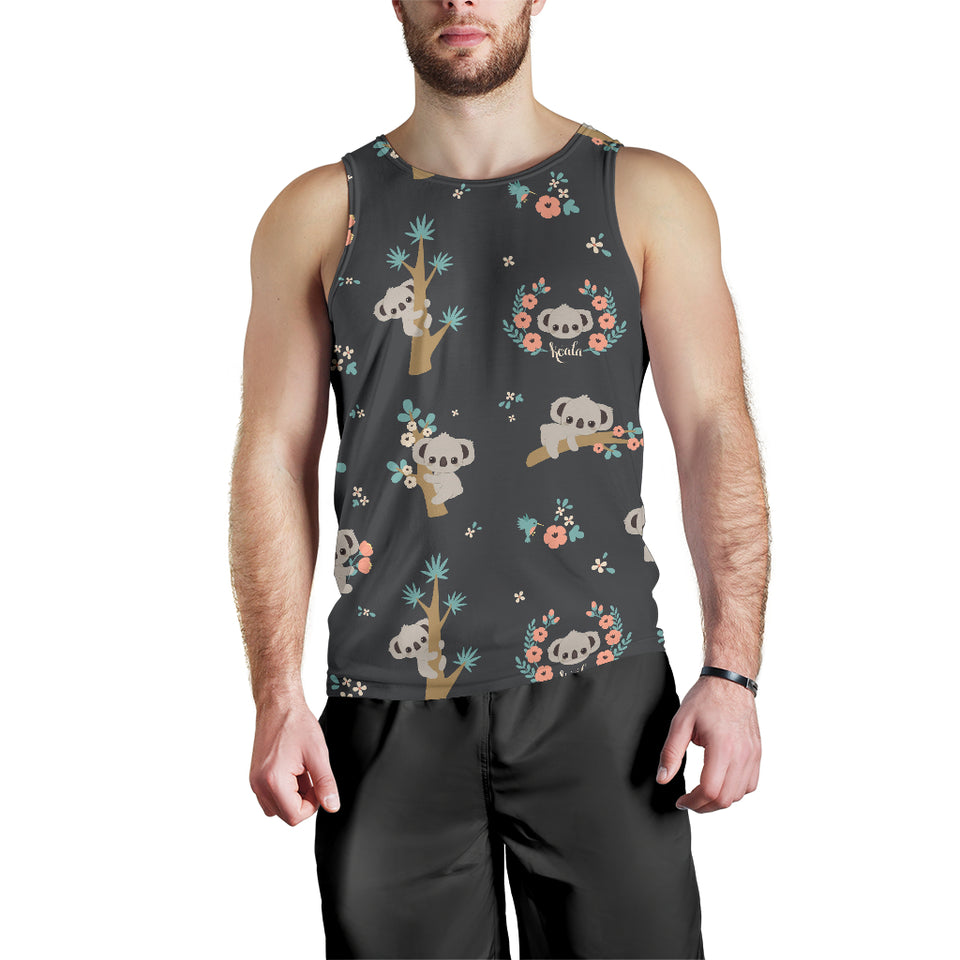 Cute koala pattern Men Tank Top