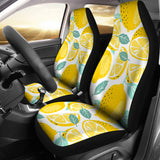 Lemon Design Pattern Universal Fit Car Seat Covers