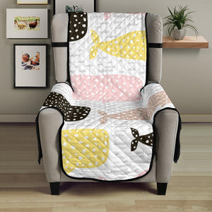 Whale dot pattern Chair Cover Protector