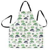 Chameleon Lizard Succulent Plant Pattern Adjustable Apron