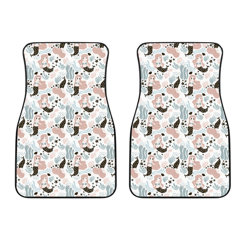 Cute Mermaid Pattern Front Car Mats