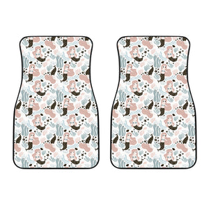 Cute Mermaid Pattern Front Car Mats